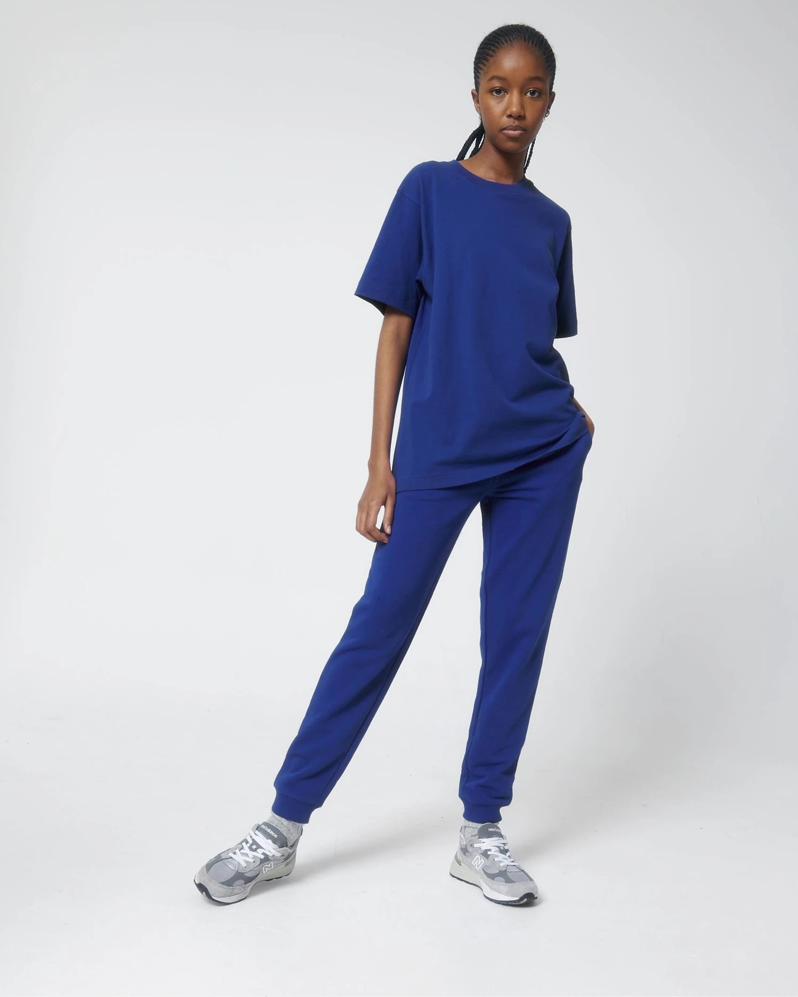 T-shirt biologisch katoen om te personaliseren - Workerblauw