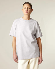 T-shirt biologisch katoen om te personaliseren - Koel gemêleerd grijs