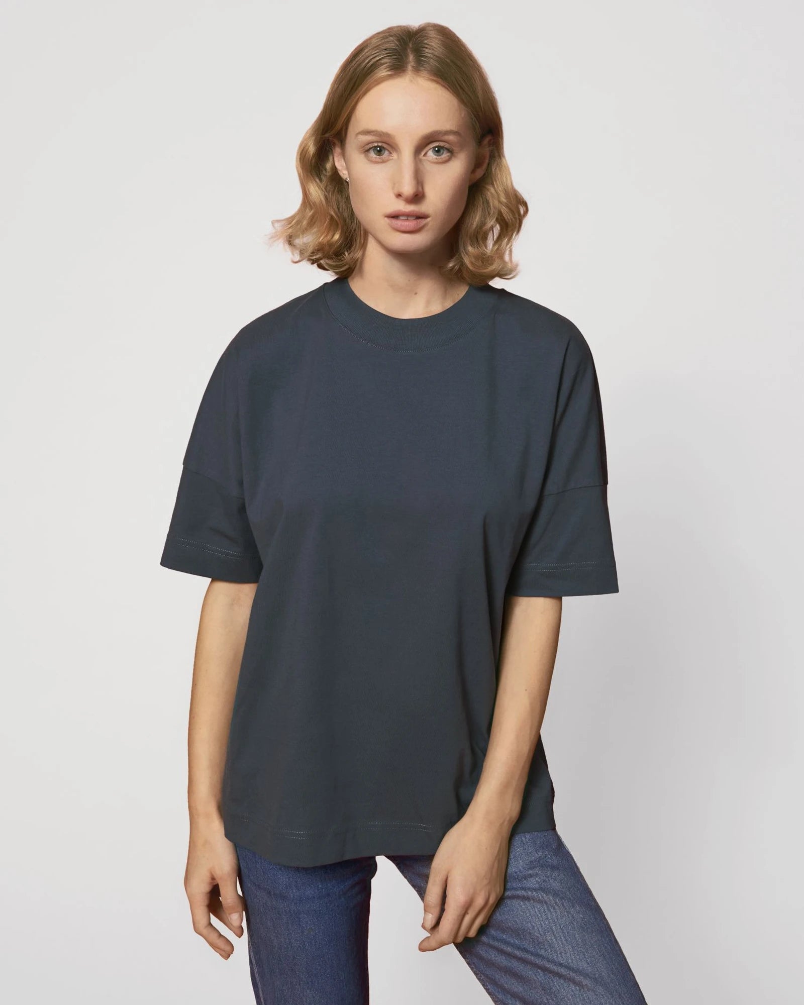 T-shirt oversized Stanley/Stella om te personaliseren - 16