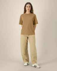 T-shirt biologisch katoen om te personaliseren - Grounded Beige
