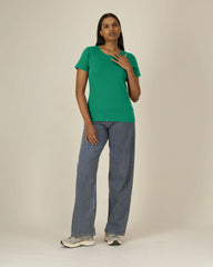 T-shirt dames Stanley/Stella Expresser om te personaliseren - Fris Groen