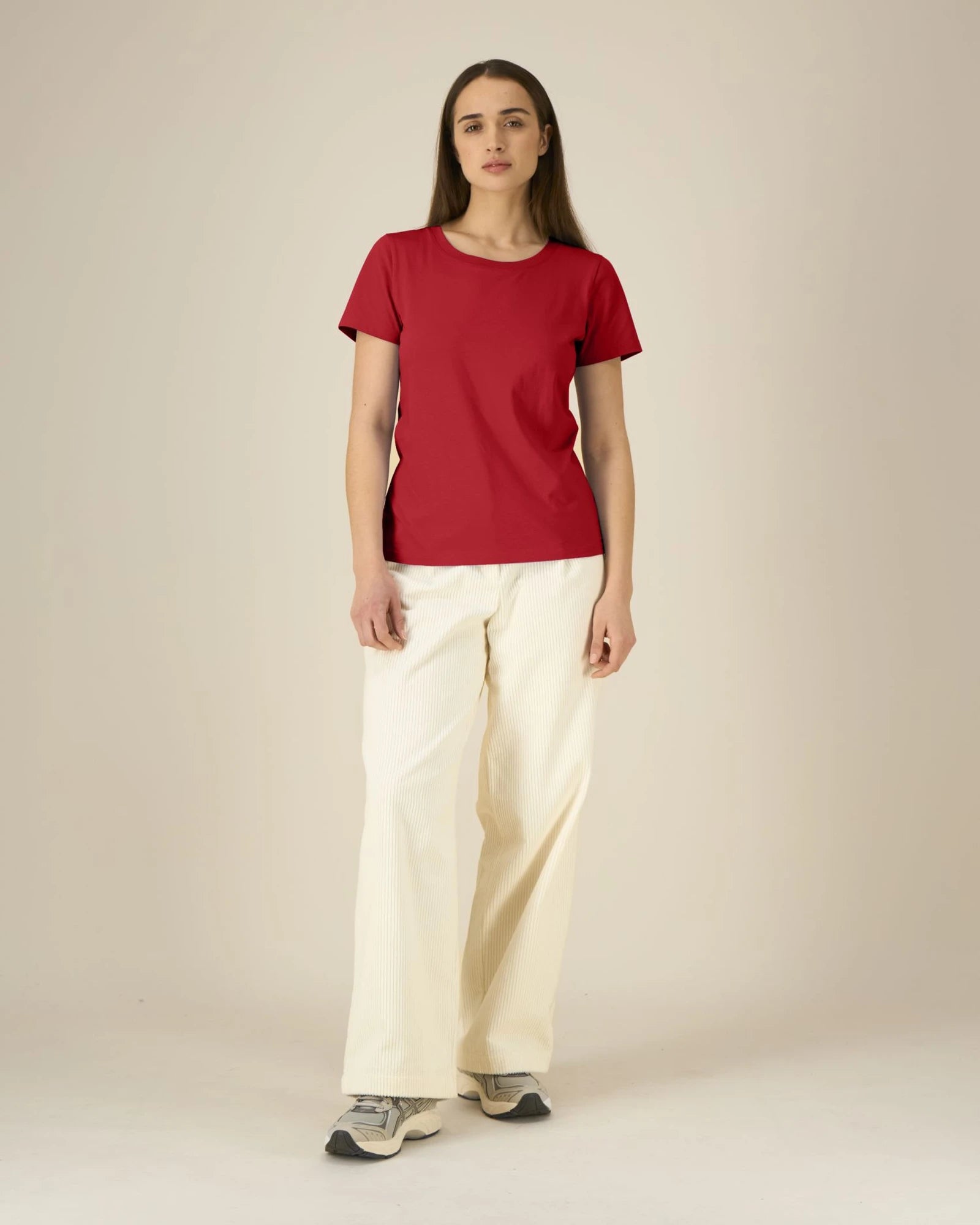 T-shirt dames Stanley/Stella Expresser om te personaliseren - Rood