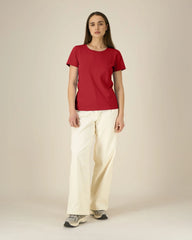 T-shirt dames Stanley/Stella Expresser om te personaliseren - Rood