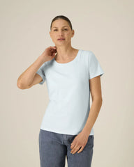 T-shirt dames Stanley/Stella Expresser om te personaliseren - IJsblauw