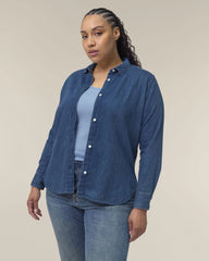 Denimblouse dames Stanley/Stella om te personaliseren - 4