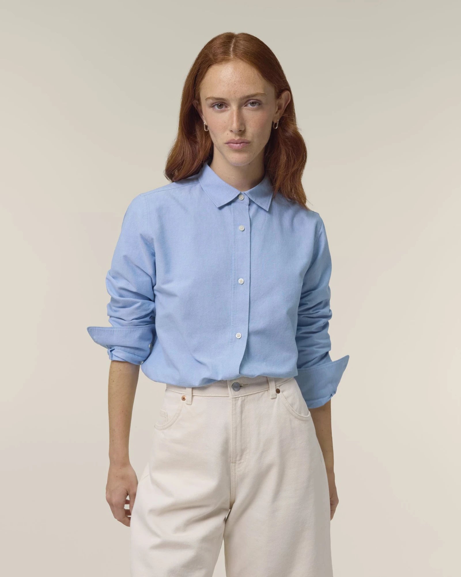 Blouse biologisch katoen Stanley/Stella om te personaliseren - 4