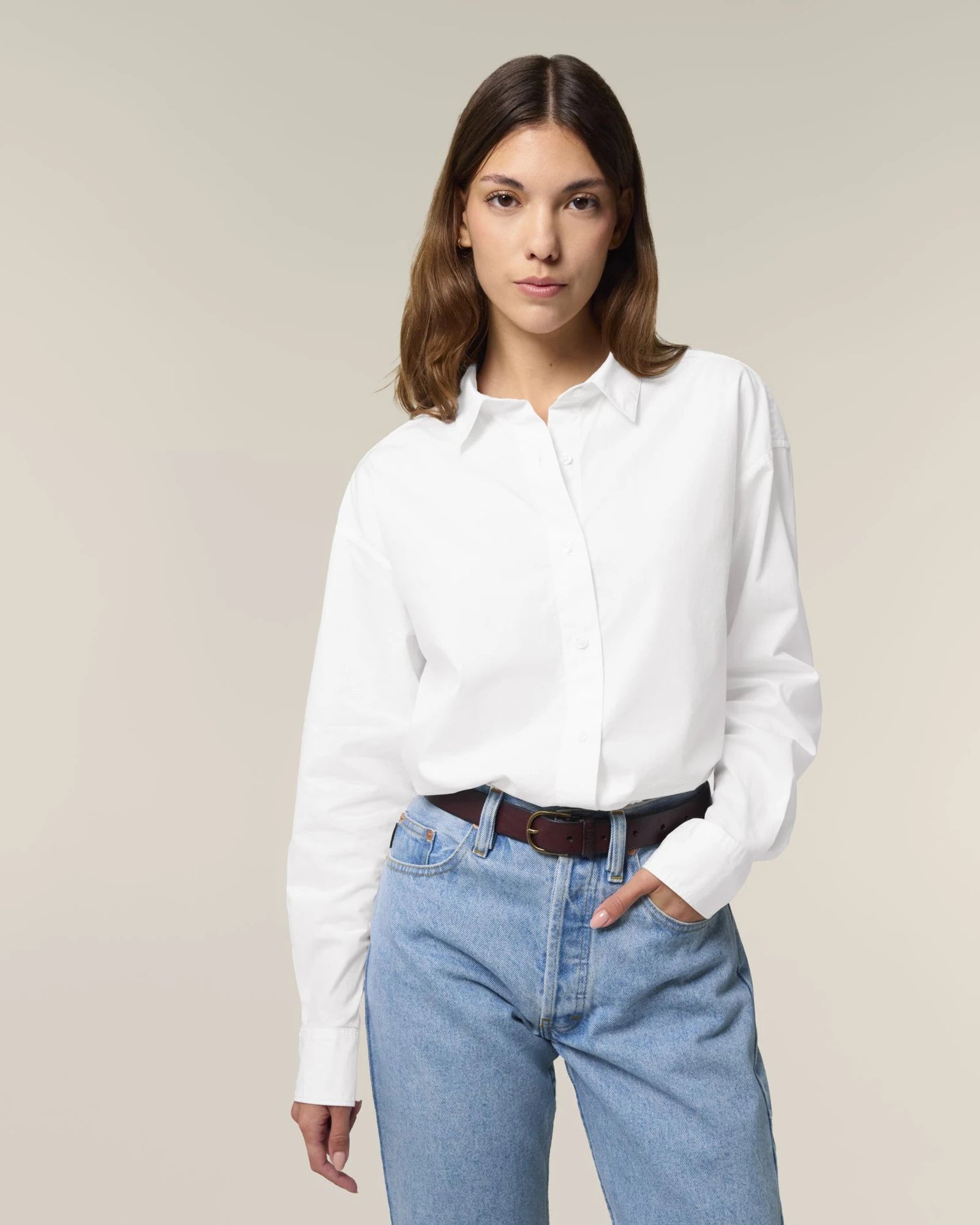 Blouse bio-katoen Stanley/Stella Styler om te personaliseren - 3