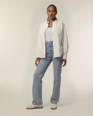 Blouse bio-katoen Stanley/Stella Styler om te personaliseren - Crème