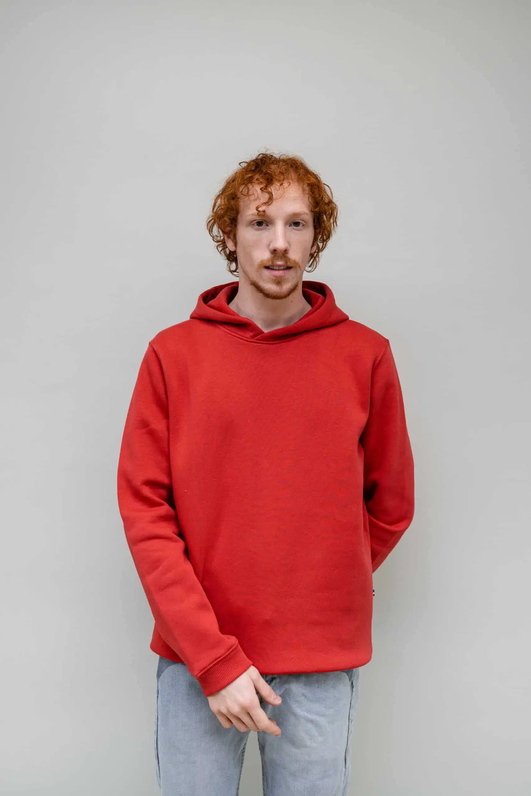 Heren hoodie Made in France om te personaliseren - 18