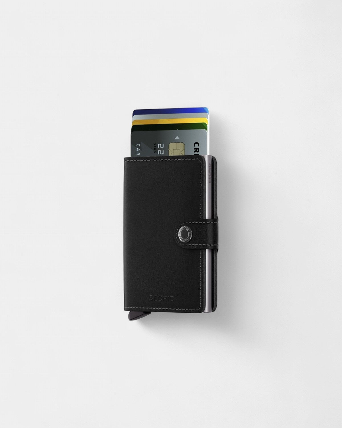 Personaliseerbare Miniwallet kaarthouder in leer - 18