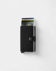 Personaliseerbare Miniwallet kaarthouder in leer - 18