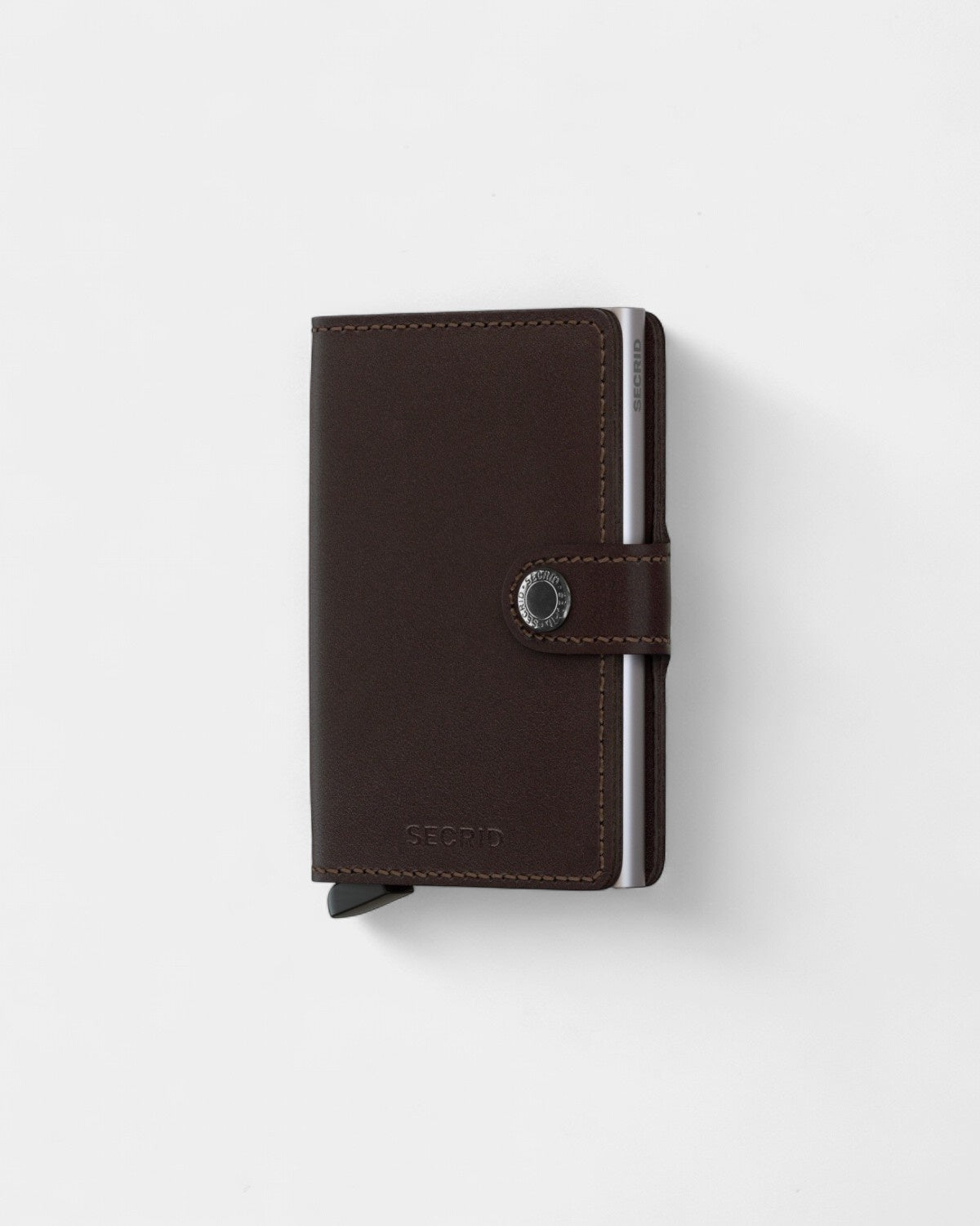 Personaliseerbare Miniwallet kaarthouder in leer - 14