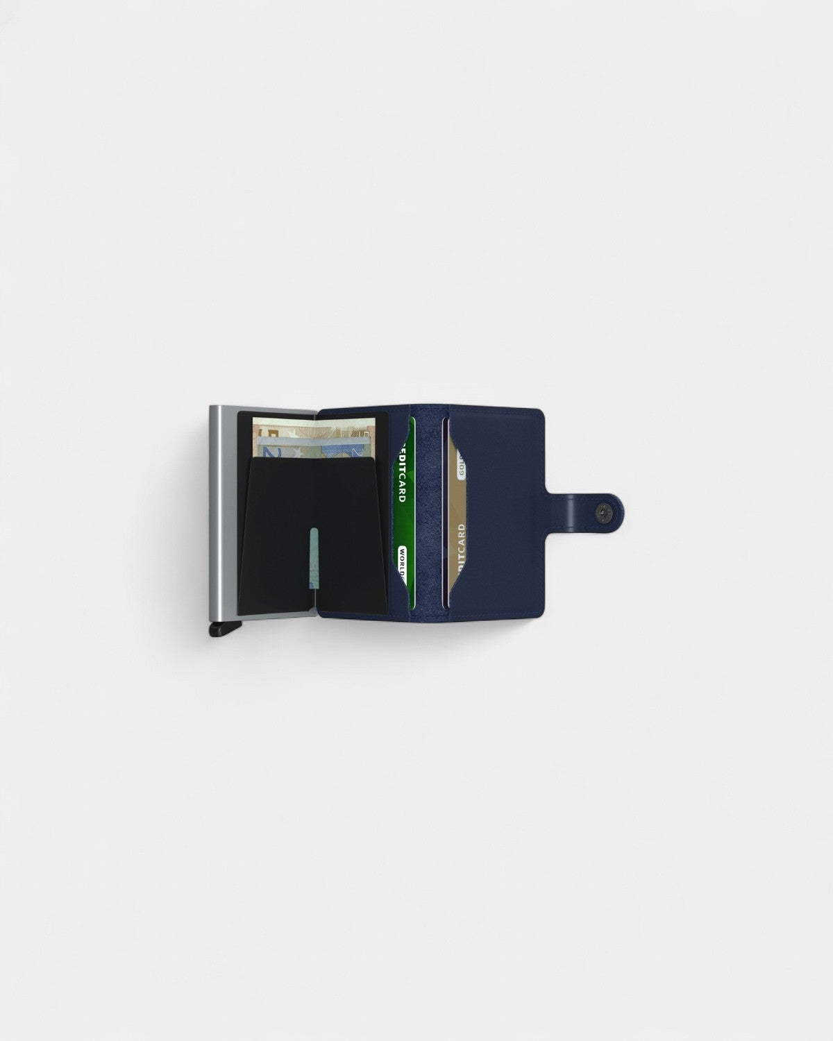Personaliseerbare Miniwallet kaarthouder in leer - 7
