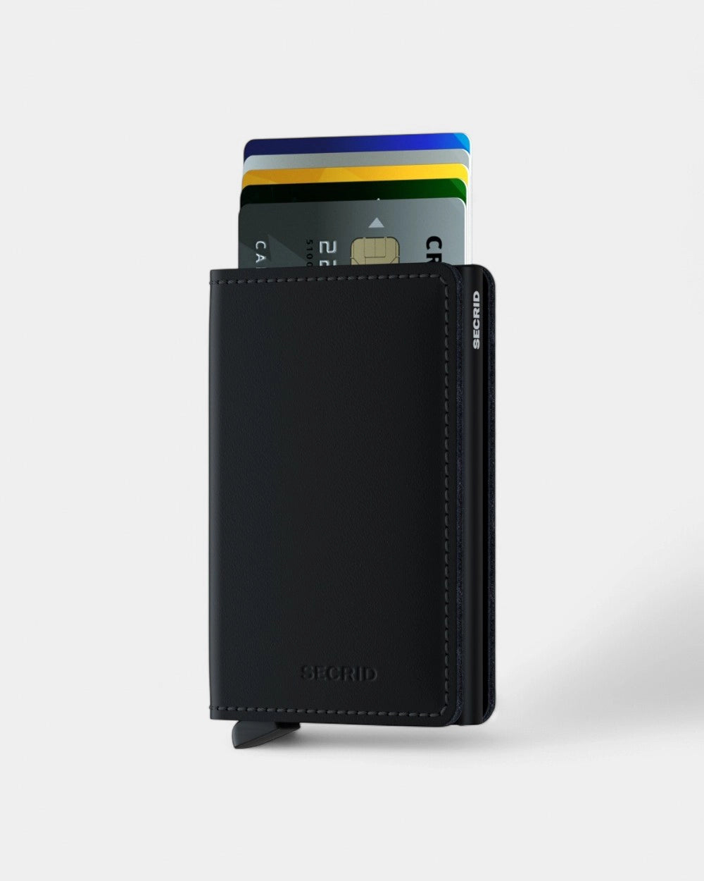 Personaliseerbare Slimwallet portefeuille in leer - 2