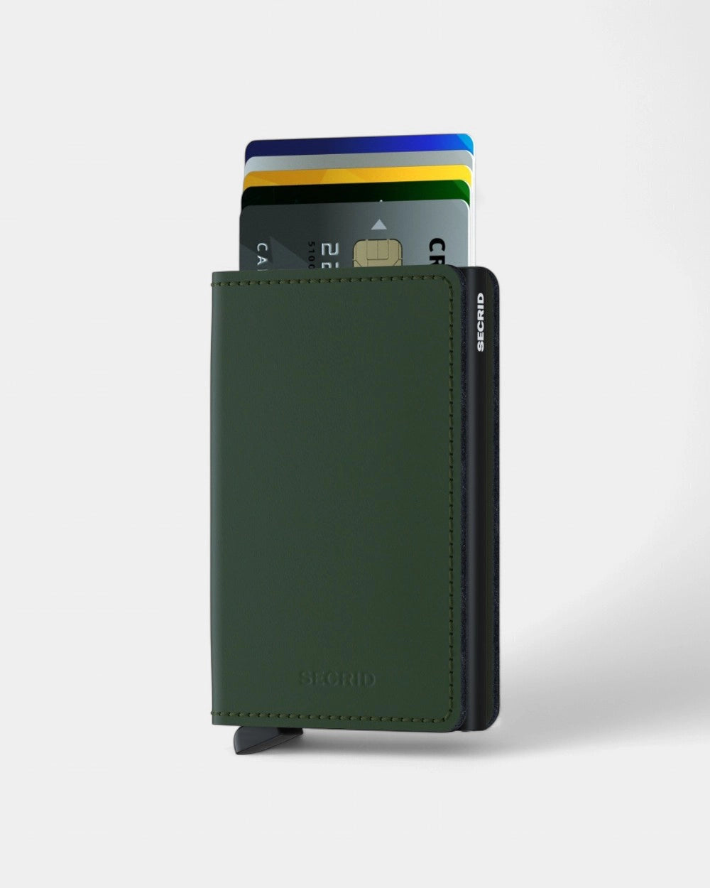 Personaliseerbare Slimwallet portefeuille in leer - 16