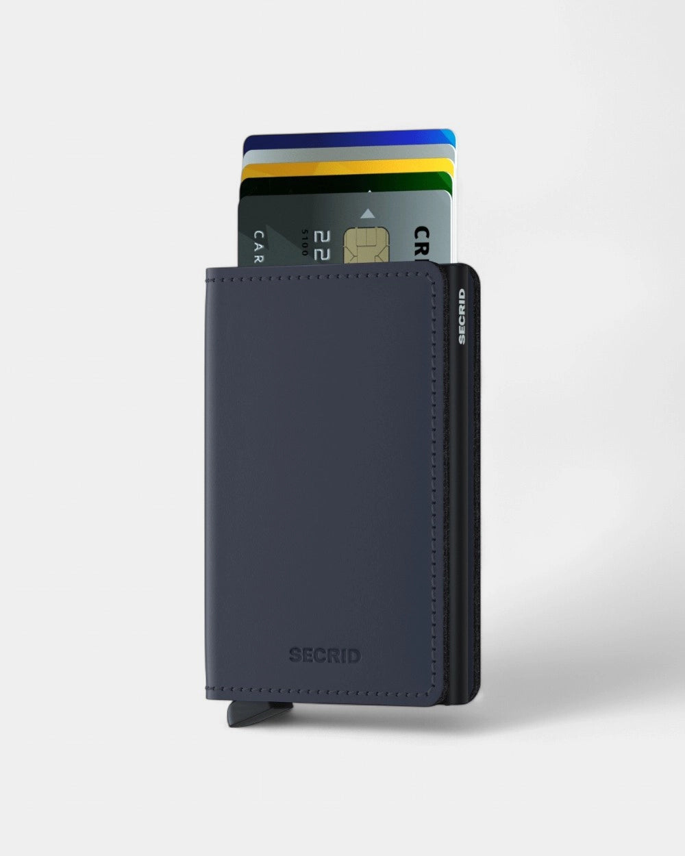 Personaliseerbare Slimwallet portefeuille in leer - 20