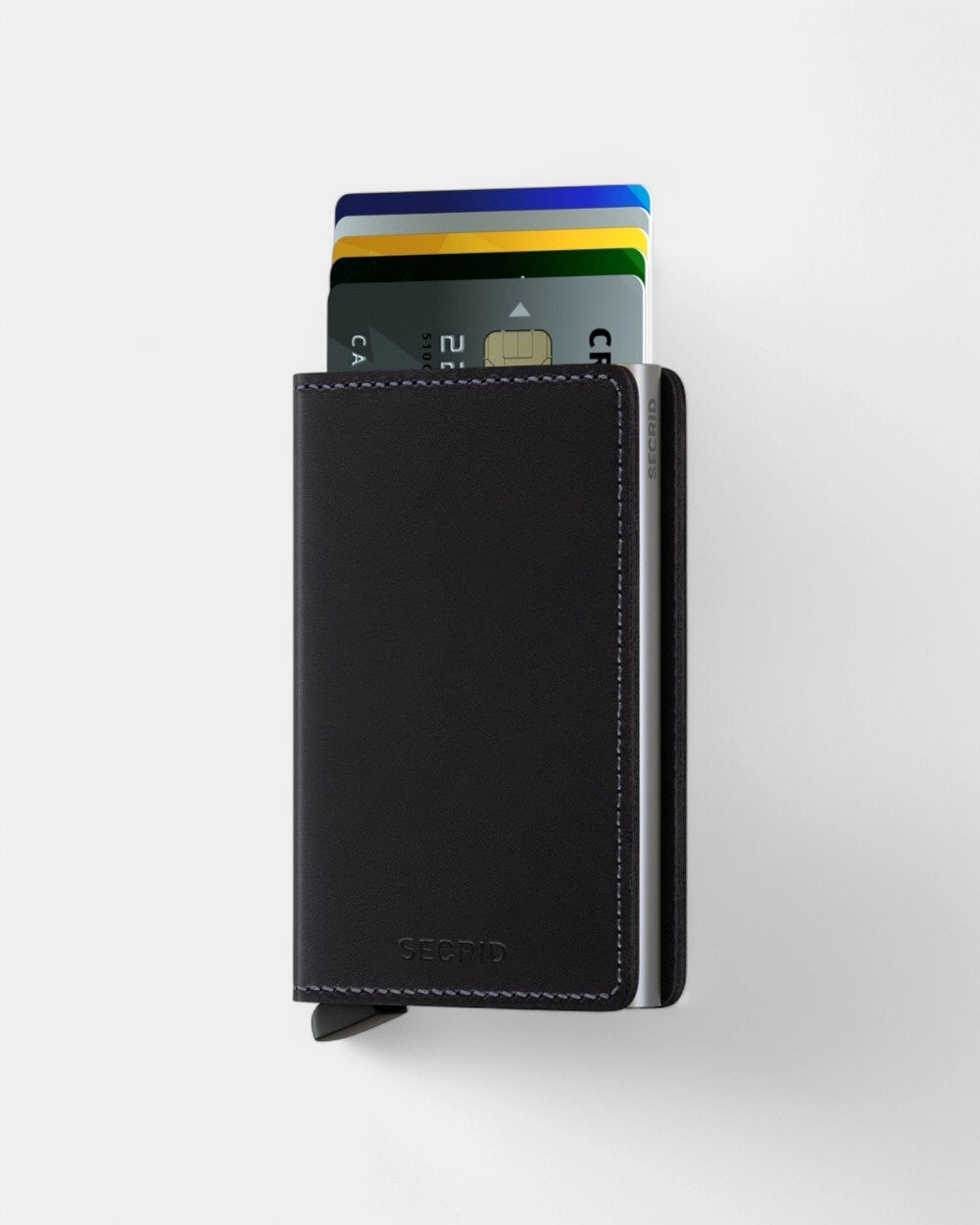 Personaliseerbare Slimwallet portefeuille in leer - 25