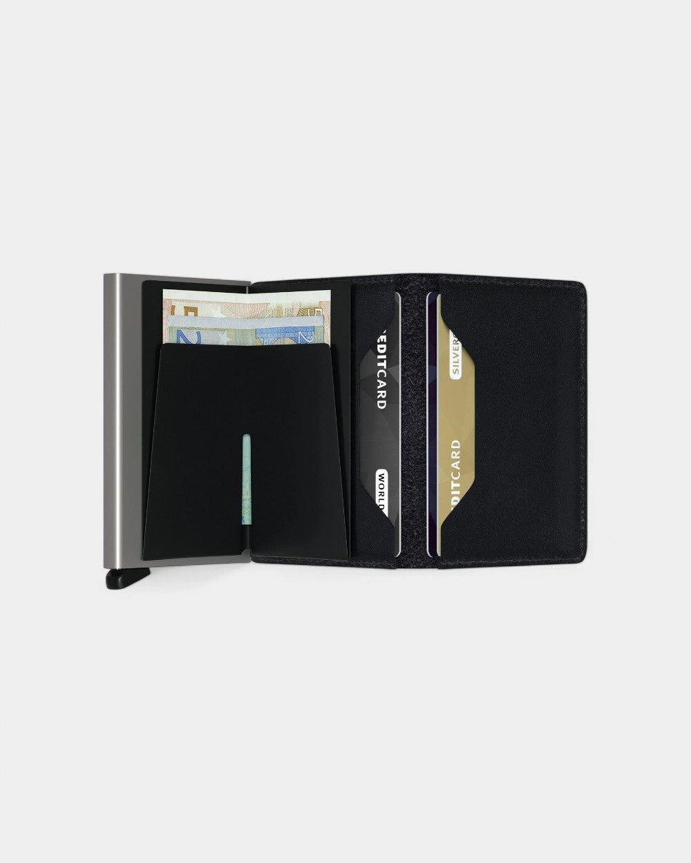 Personaliseerbare Slimwallet portefeuille in leer - 27