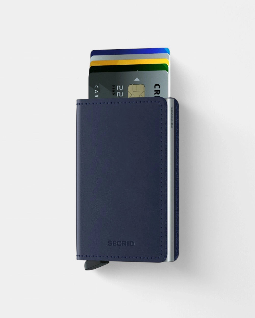 Personaliseerbare Slimwallet portefeuille in leer - 32