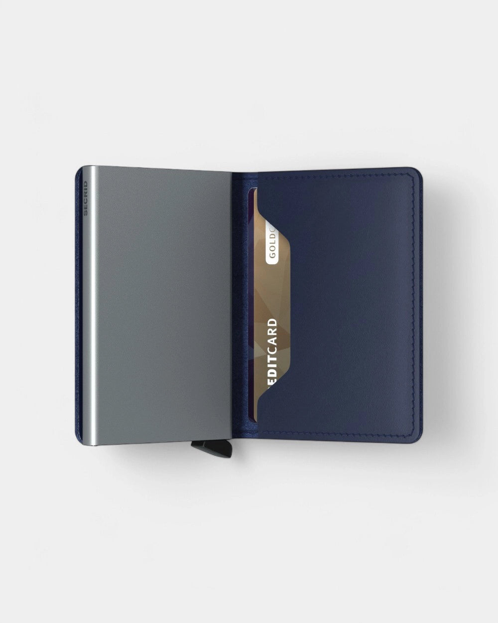 Personaliseerbare Slimwallet portefeuille in leer