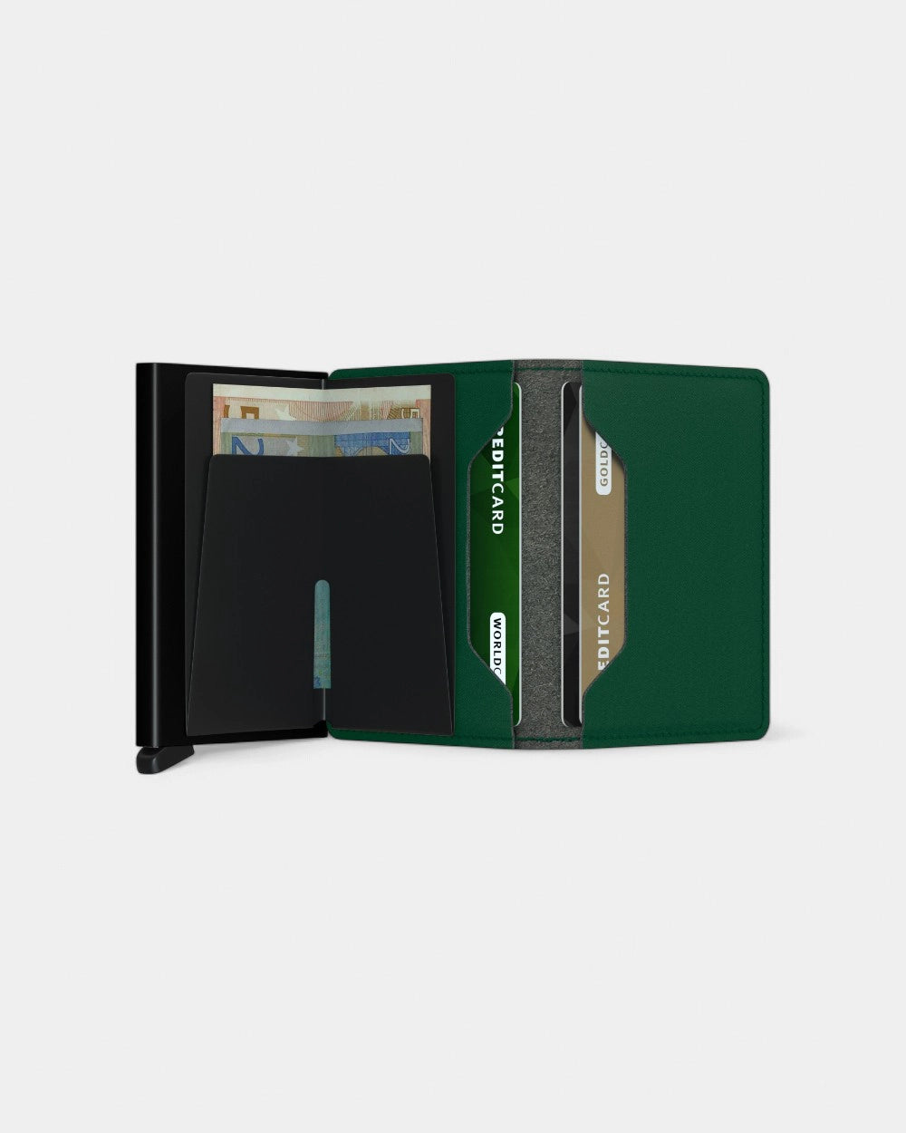 Personaliseerbare Slimwallet portefeuille in leer - 42