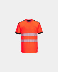 T-shirt HV katoen-polyester 175g/m² om te personaliseren - Donkerblauw