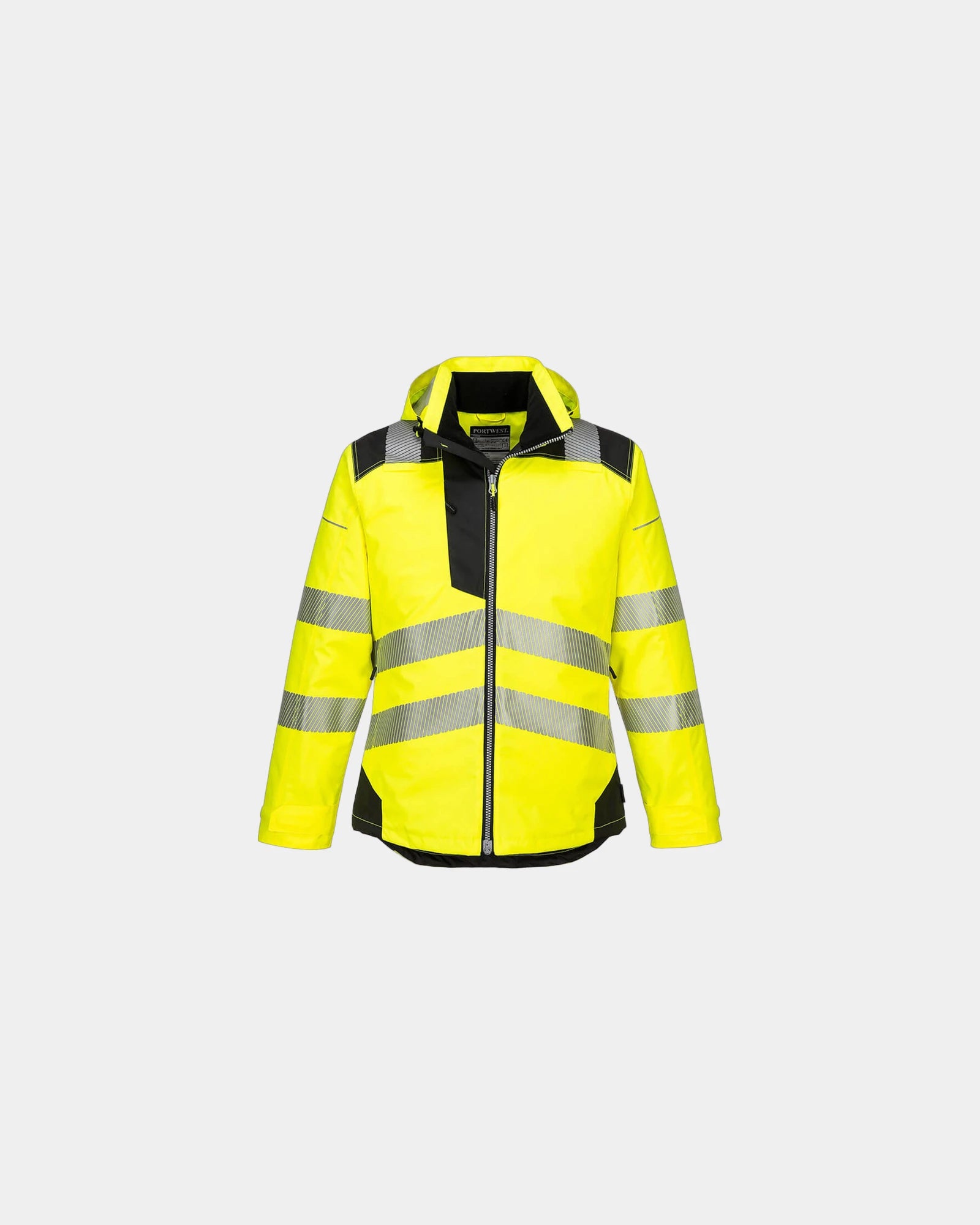 Parka HV PW3 300D Oxford waterafstotend om te personaliseren - Geel-Zwart