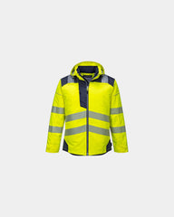 Parka HV PW3 300D Oxford waterafstotend om te personaliseren - Geel-Marineblauw