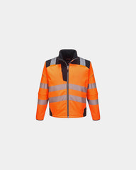 Softshell jas waterafstotend high-vis om te personaliseren - Oranje