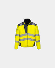 Softshell jas waterafstotend high-vis om te personaliseren - Geel-Groen