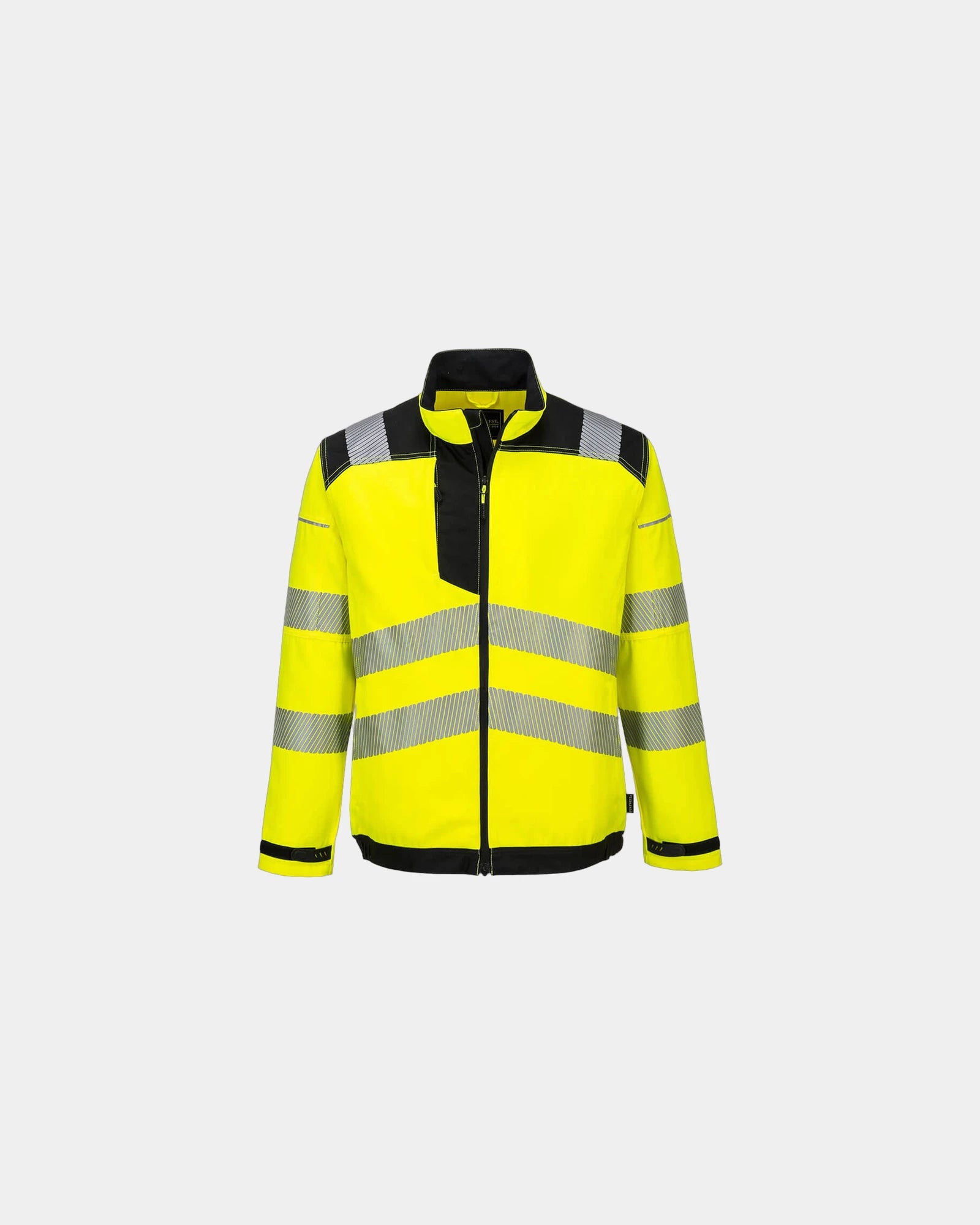 Veiligheidsjas reflecterend tweekleurig om te personaliseren - Geel-Zwart