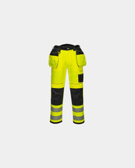 Hi-vis werkbroek om te personaliseren - Geel-Zwart