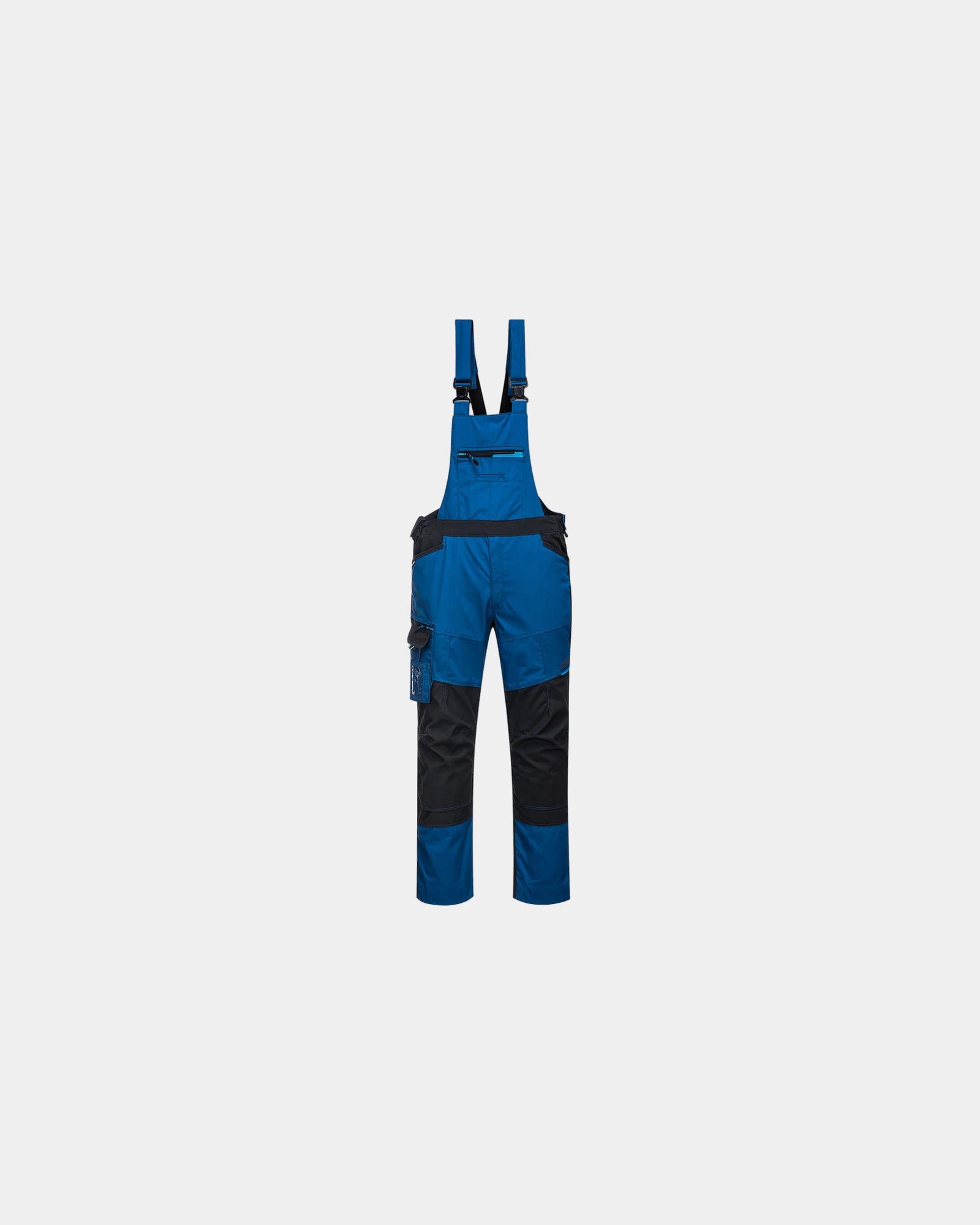 Werktuinbroek poly-katoen stretch om te personaliseren - Donkerblauw