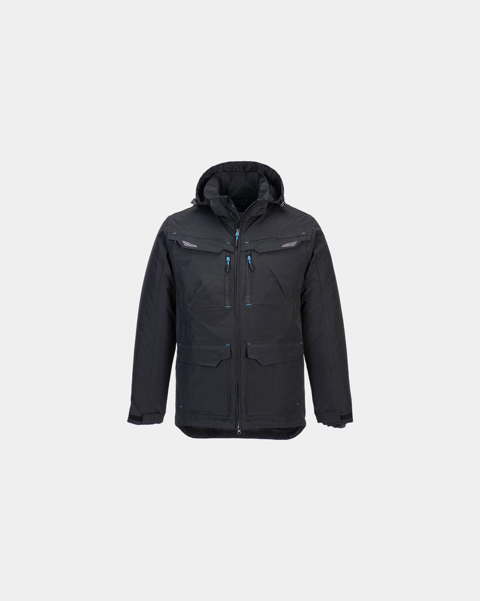 Parka waterdicht geïsoleerd WX3 om te personaliseren - Zwart-Hemelsblauw
