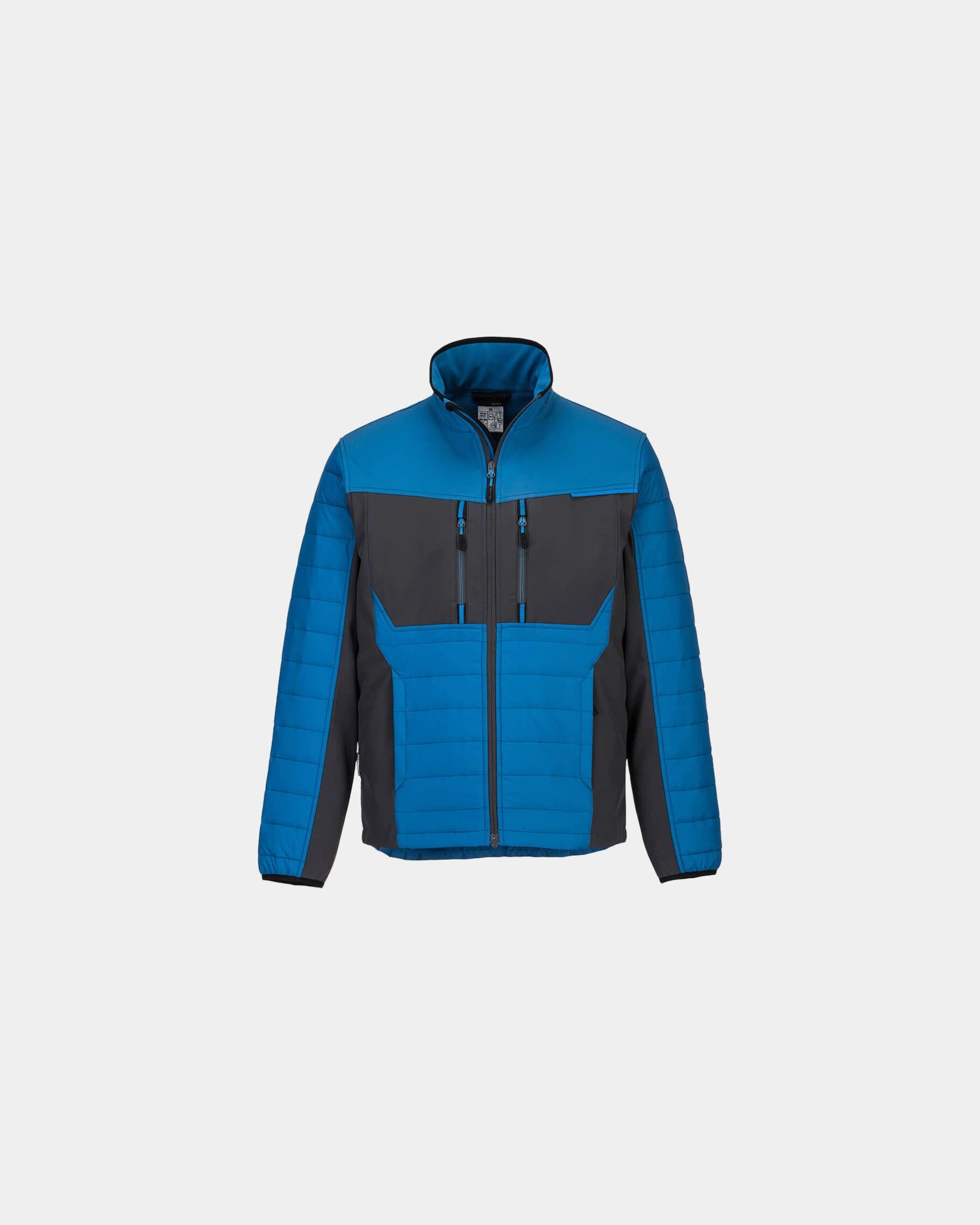 Baffle-jas geïsoleerd softshell om te personaliseren - Donkerblauw