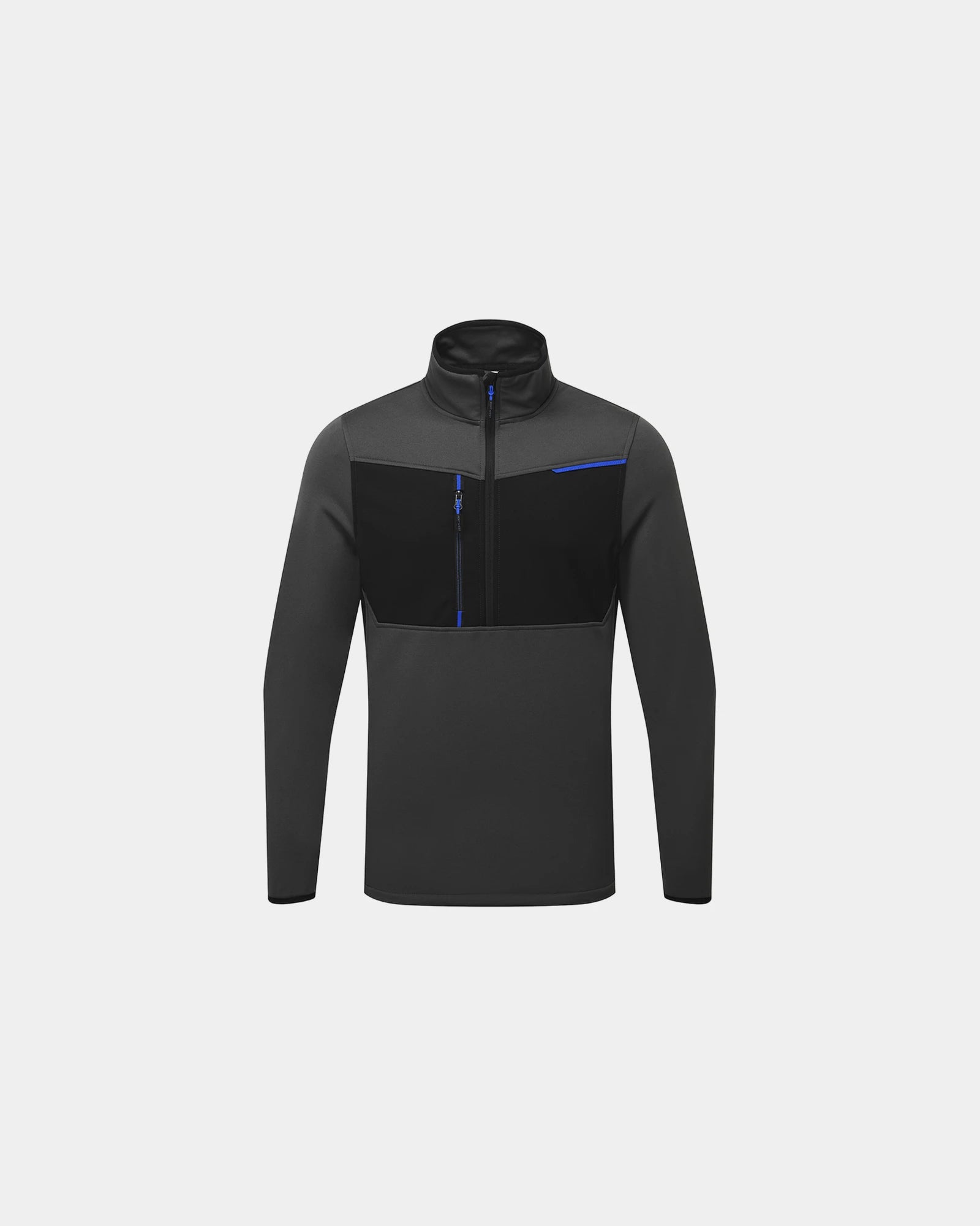 Sweater half-zip fleece anti-snag om te personaliseren - Spiegel