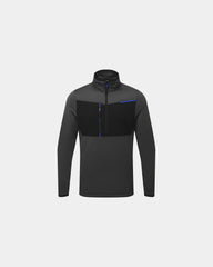 Sweater half-zip fleece anti-snag om te personaliseren - Spiegel