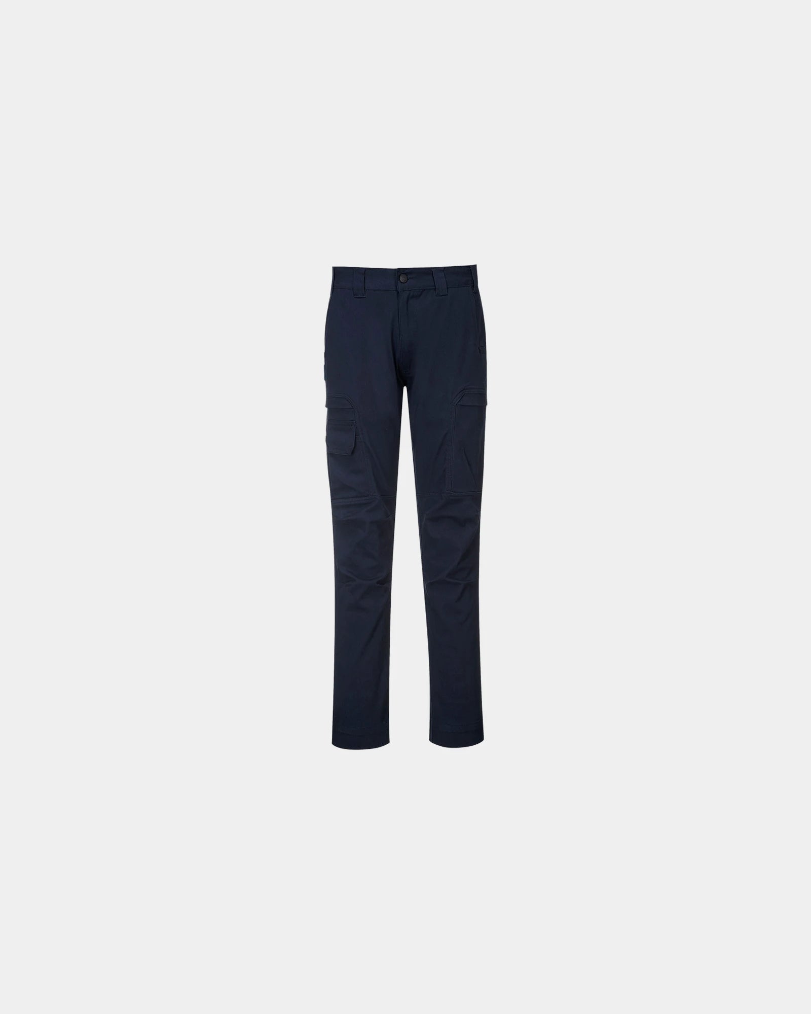 Cargobroek stretch katoen KX3 om te personaliseren - Marineblauw