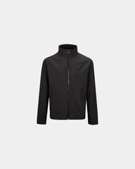 Softshell 2-laags fleece gevoerd om te personaliseren - Zwart-Hemelsblauw
