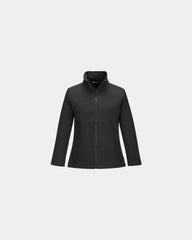 Softshell jas fleece gevoerd stretch om te personaliseren - Zwart-Hemelsblauw