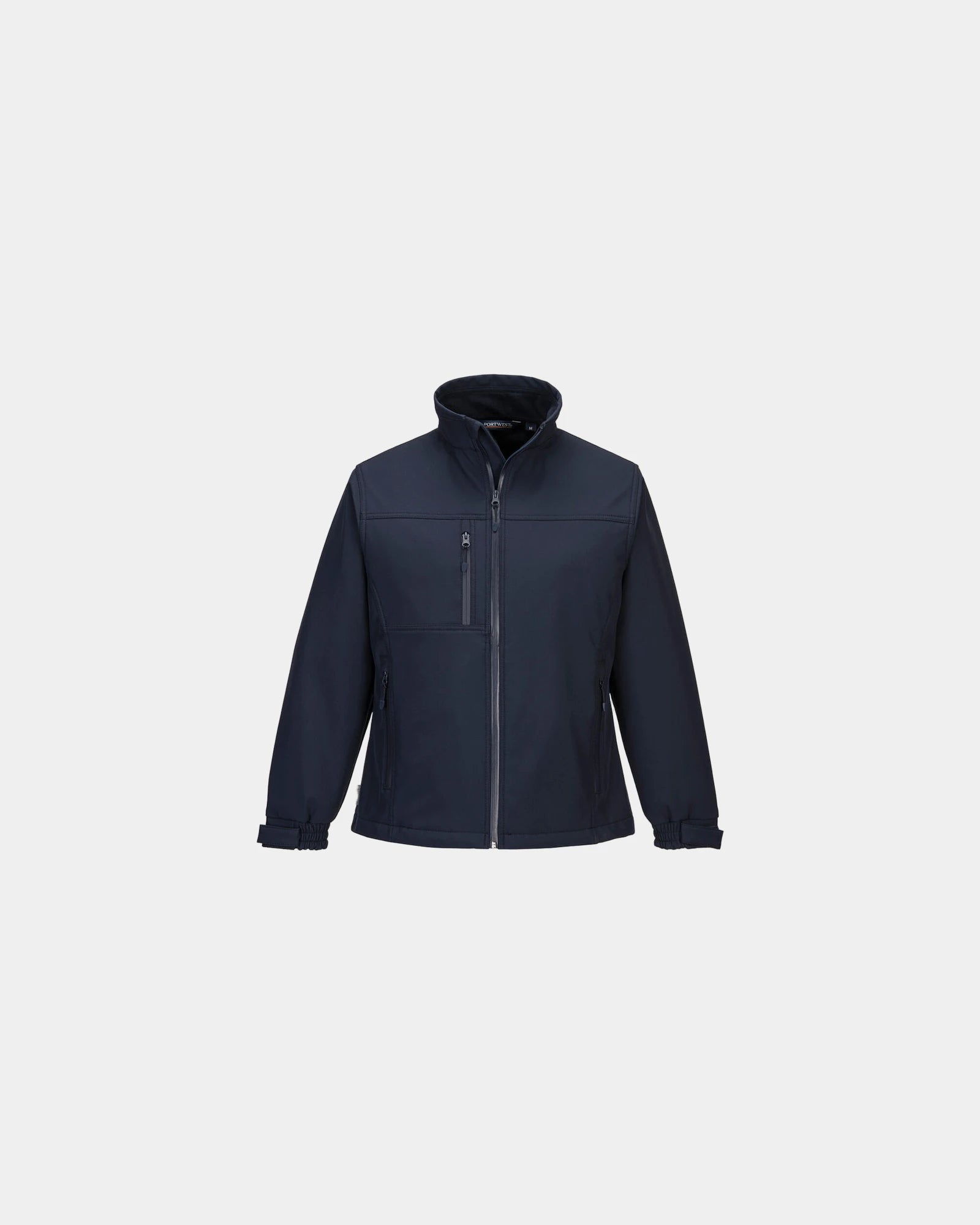 Softshell jas dames windbestendig om te personaliseren - Marineblauw