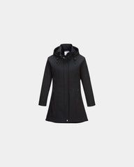 Softshell jas dames waterafstotend om te personaliseren - Zwart-Hemelsblauw