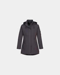 Softshell jas dames waterafstotend om te personaliseren - Antraciet