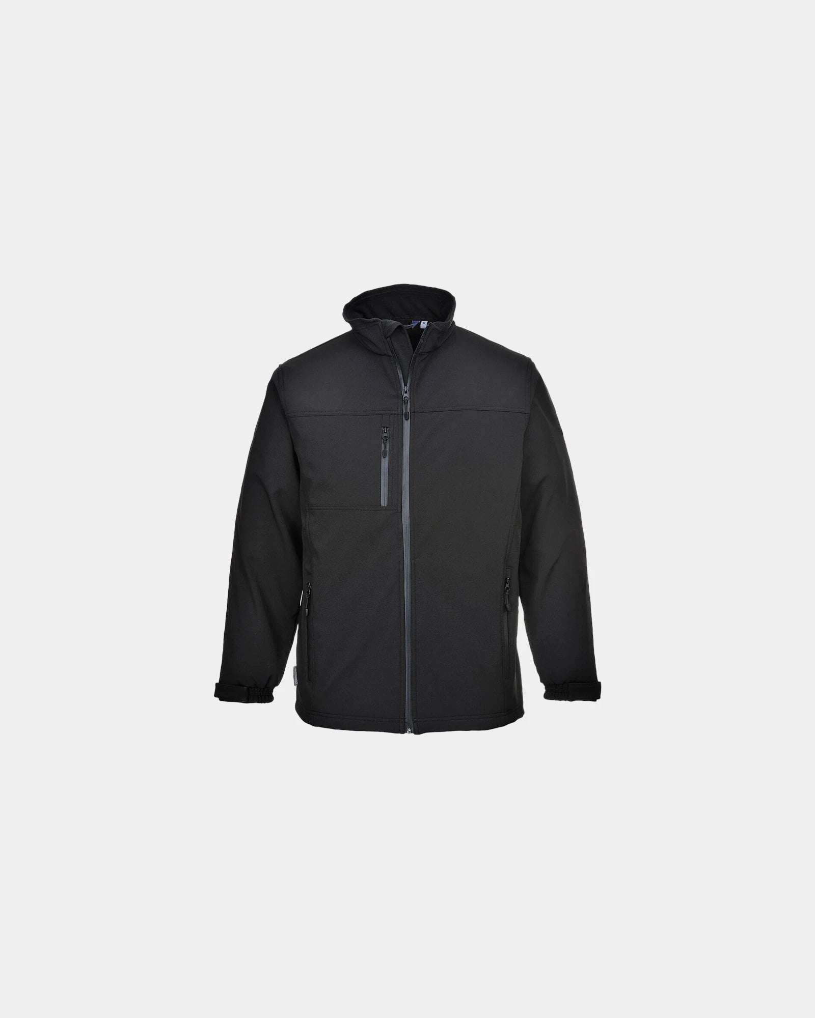 Softshell jack winddicht waterafstotend om te personaliseren - Zwart-Hemelsblauw