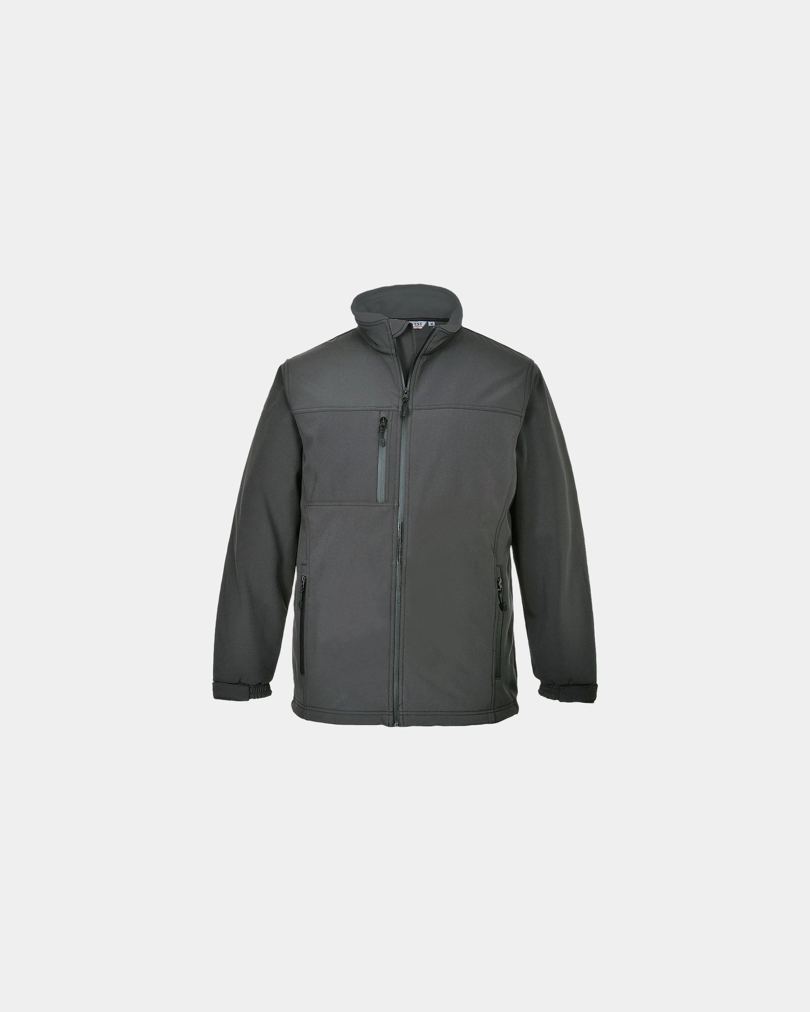Softshell jack winddicht waterafstotend om te personaliseren - Grijs