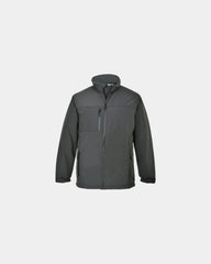 Softshell jack winddicht waterafstotend om te personaliseren - Grijs