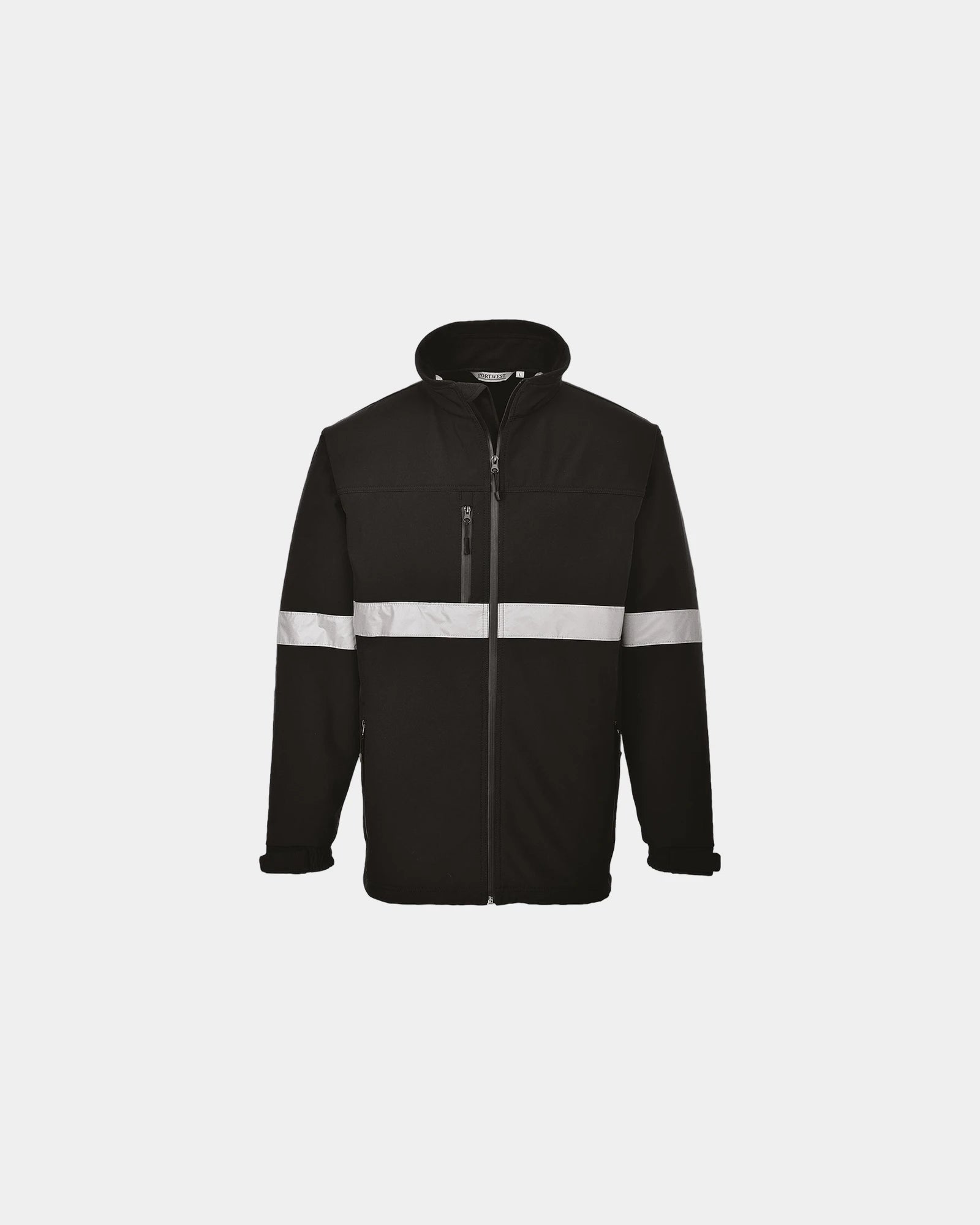 Softshell waterdicht en winddicht Iona om te personaliseren - Zwart-Hemelsblauw