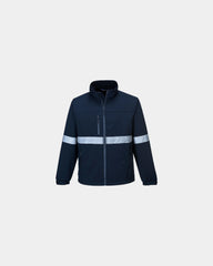 Softshell waterdicht en winddicht Iona om te personaliseren - Marineblauw