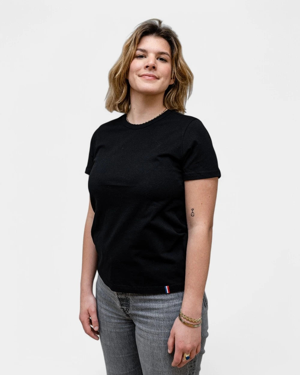 Milieuvriendelijk damesT-shirt om te personaliseren