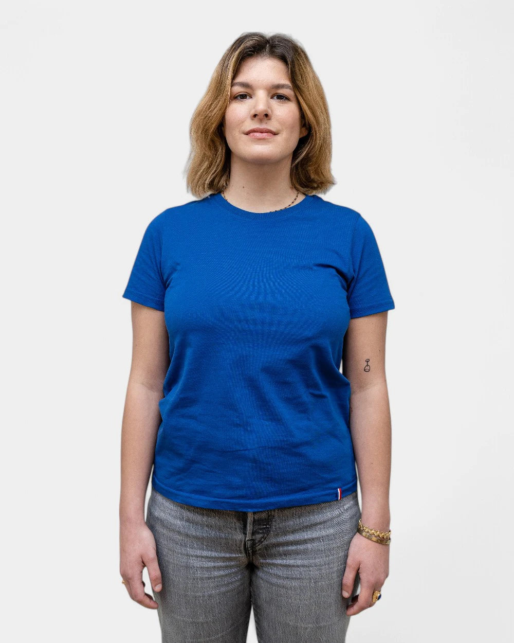 Dames T-shirt met ronde hals, te personaliseren - 5